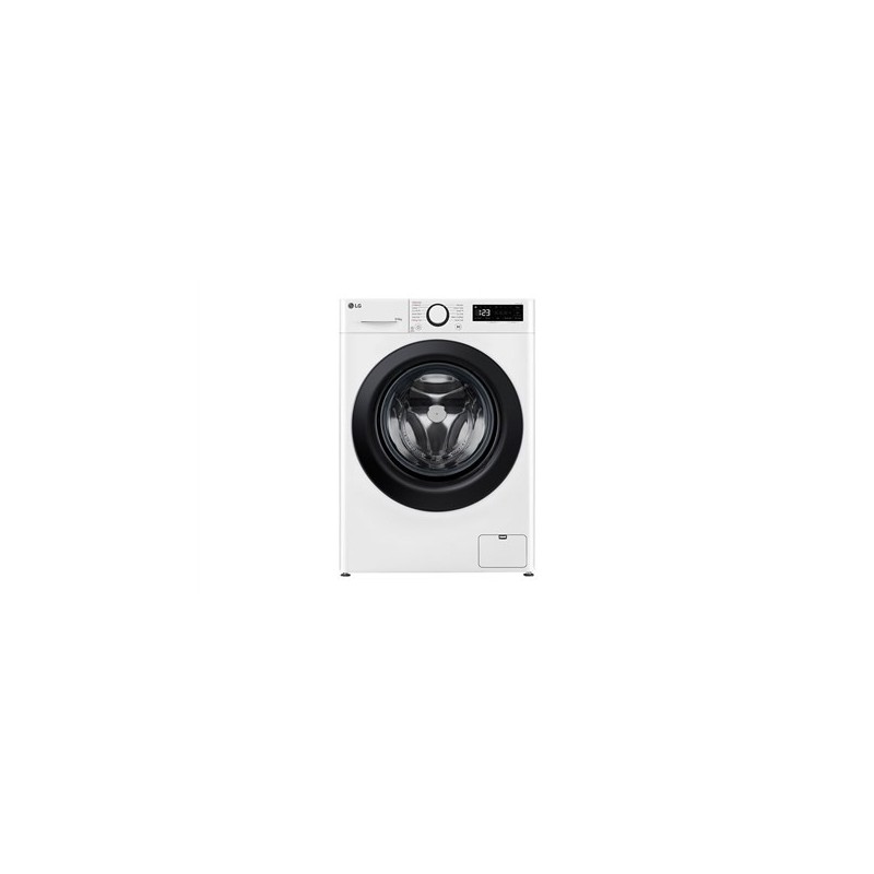 LG F4DR509SBW pralko-suszarka Wolnostojący Od przodu Czarny, Biały D