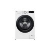 LG F4DR509SBW pralko-suszarka Wolnostojący Od przodu Czarny, Biały D