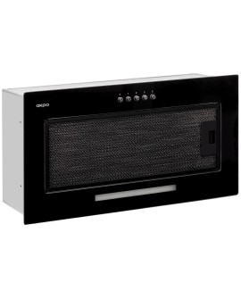 Okap podszafkowy wkład do zabudowy AKPO WK-7 MICRA GLASS 60 CZARNY (600mm czarne szkło)