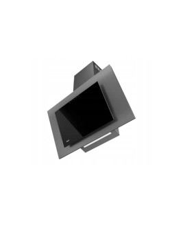 Okap AKPO WK-4 NERO 2.0 50 SZARY/CZARNE SZKŁO T300 Liniowy LED/Siłownik