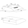 Okap podszafkowy AKPO WK-7 P 3050 INOX (500mm kolor inox)