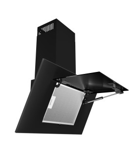 Okap AKPO WK-4 NERO 2.0 50 CZARNY T300 Liniowy LED/Siłownik