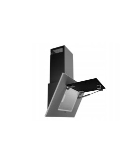 Okap AKPO WK-4 NERO 2.0 90 SZARY/CZARNE SZKŁO T450 Liniowy LED/Siłownik