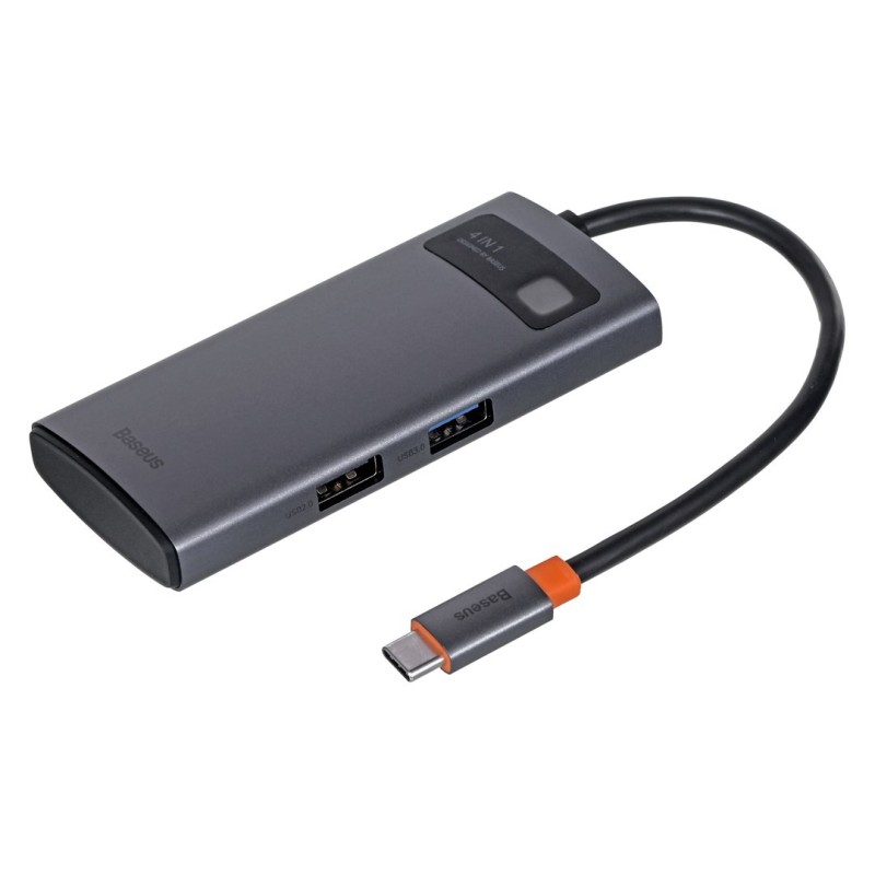 BASEUS HUB 4W1 METAL GLEAM 4W1 USB-C HUB
