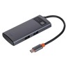 BASEUS HUB 4W1 METAL GLEAM 4W1 USB-C HUB