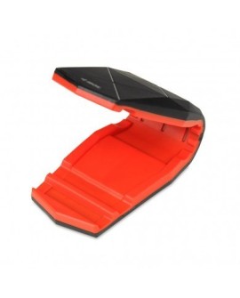 Uchwyt samochodowy IBOX H4 ALLIGATOR BLACK/RED ICH4R (kolor czarny)