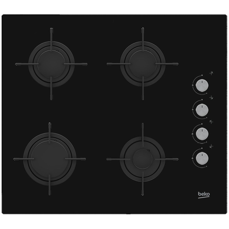 Płyta gazowa Beko HILG64120S (4 pola grzejne kolor czarny)