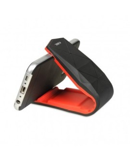Uchwyt samochodowy IBOX H4 ALLIGATOR BLACK/RED ICH4R (kolor czarny)