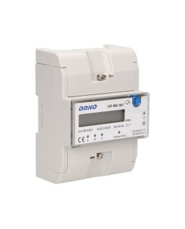 ORNO OR-WE-507 licznik prądu Elektroniczny Rozszerzenie Biały