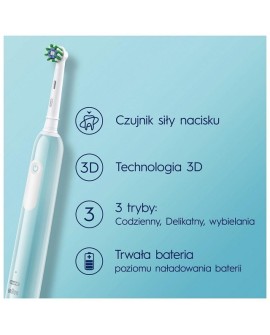 Szczoteczka elektryczna Oral-B PRO1 Caribbean Blue
