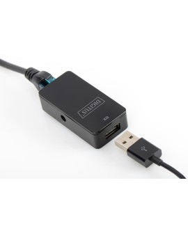 Przedłużacz USB 2.0 HighSpeed po skrętce Cat.5e/6 UTP do 50m