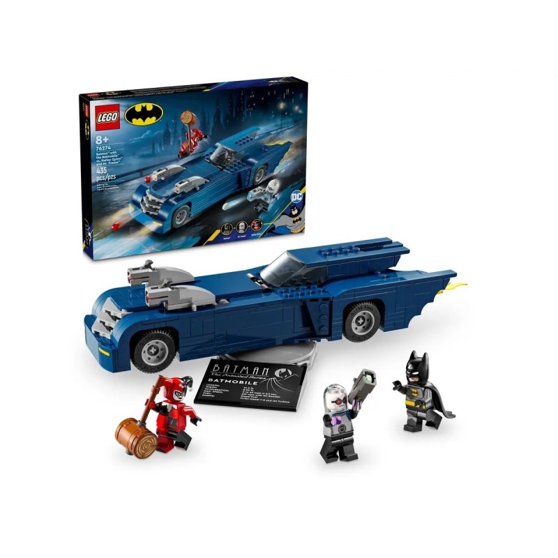 LEGO BATMAN 76274 Batman z batmobilem kontra Harley Quinn i Mr. Freeze