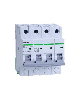 Rozł. izol. DC do aplik. fotowolt. NOARK , szer. 4 moduły, 4-bieg., 16A, 1000V DC