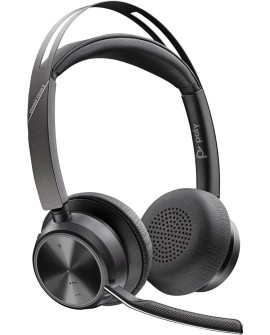 POLY Zestaw słuchawkowy Voyager Focus 2 USB-A z podstawą do ładowania