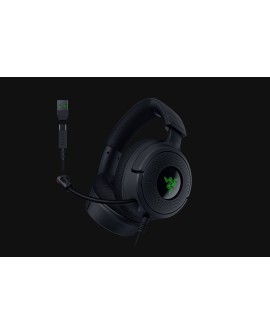 Razer Kraken V4 X Zestaw słuchawkowy Przewodowa Opaska na głowę Gaming USB Type-C / USB Type-A Czarny