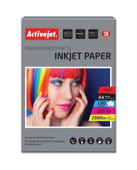 Activejet AP4-125M100 Papier fotograficzny matowy (A4 100 szt.)