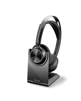 POLY Voyager Focus 2 UC Zestaw słuchawkowy Przewodowy i Bezprzewodowy Opaska na głowę Biuro/centrum telefoniczne USB Typu-A