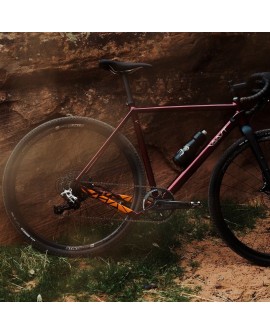 Rower gravel VAAST 700C APEX GRX 52cm S Gloss Berry Red