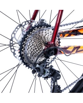 Rower gravel VAAST 700C APEX GRX 58cm XL Gloss Berry Red