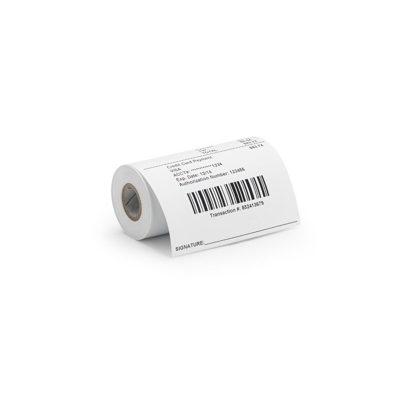 Receipt, Paper, 80mmx250m Direct Thermal, Z-Select 2000D 60 Receipt, Coated, 25mm Core