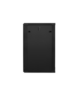Lanberg szafa instalacyjna wisząca 19'' 22U 600x600mm czarna (drzwi szklane)