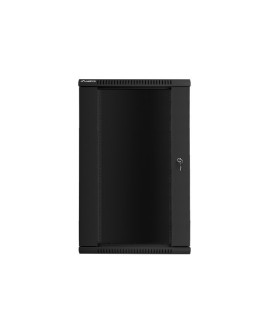 Lanberg szafa instalacyjna wisząca 19'' 22U 600x600mm czarna (drzwi szklane)