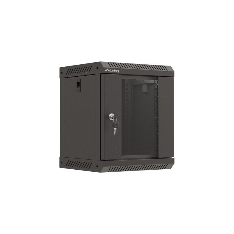 Lanberg WF11-3306-10B stojak 6U Szafa wisząca Czarny