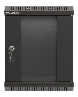 Lanberg WF11-3306-10B stojak 6U Szafa wisząca Czarny