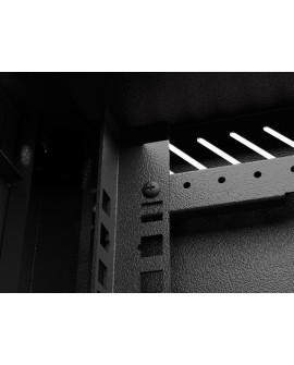 Lanberg WF11-3306-10B stojak 6U Szafa wisząca Czarny