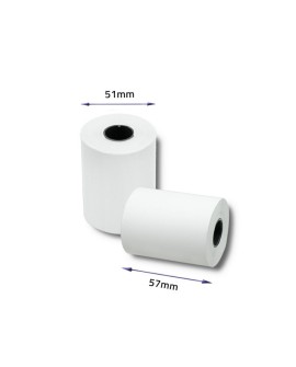 QOLTEC ROLKA TERMICZNA 57X30 | 55G/M2 | 10SZT | BPA FREE