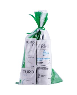 Zestaw pielęgnacja: MDC PUROO clinic Serum Tetra Vit C i krem peptydowy, DERMI Atopic Balsam emolientowy