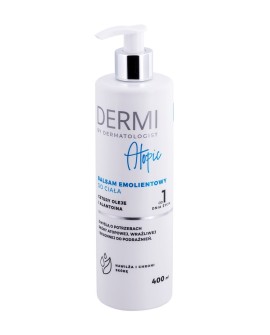 Zestaw pielęgnacja: MDC PUROO clinic Serum Tetra Vit C i krem peptydowy, DERMI Atopic Balsam emolientowy