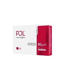 Papier xero ksero biurowy POLSPEED (A4 80g/m2 500 szt. arkuszy papier biały matowy)