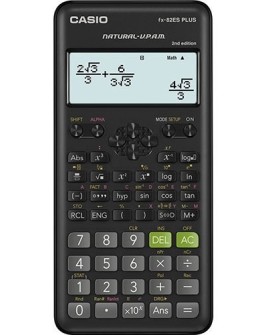 CASIO FX-82ESPLUS-2 KALKULATOR NAUKOWY, 252 FUNKCJE, 77X162MM, CZARNY BOX