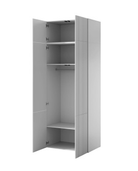 Szafa PAFOS 2D NADSTAWKA 90x55,5x45 biały mat