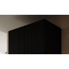 Szafa PAFOS 2D NADSTAWKA 90x55,5x45 czarny mat