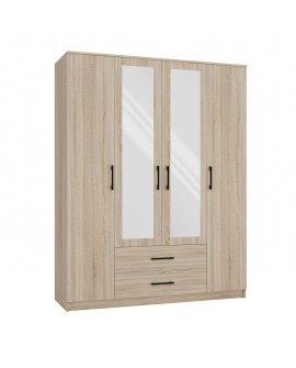 SZAFA ROMANA 160X205 SONOMA Z LUSTREM