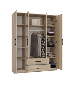 SZAFA ROMANA 160X205 SONOMA Z LUSTREM