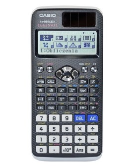 CASIO KALKULATOR NAUKOWY FX 991CEX CLASSWIZ CZARNY, 12 CYFROWY WYŚWIETLACZ