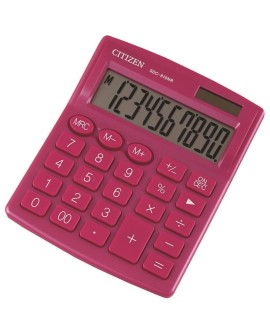 CITIZEN KALKULATOR BIUROWY SDC-810NRPKE, 10-cyfrowy, 127x105mm, różowy