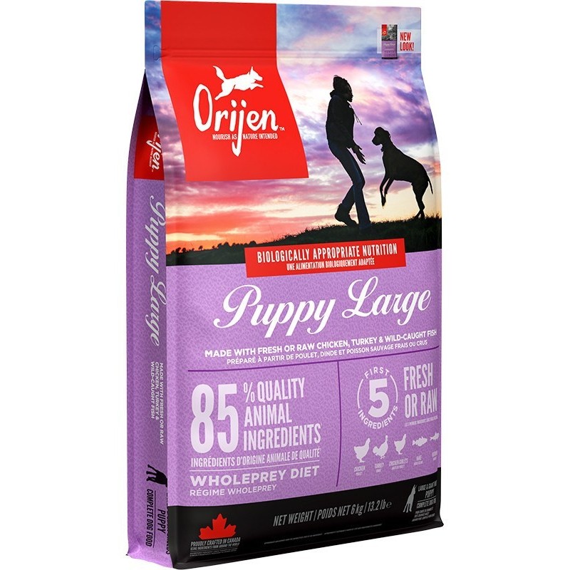ORIJEN Puppy Large - sucha karma dla szczeniąt dużych ras - 6kg (WYPRZEDAŻ)
