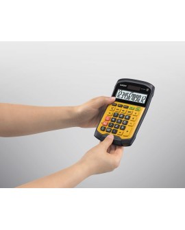 CASIO KALKULATOR BIUROWY WODOODPORNY WM-320MT-S, 12-cyfrowy wyświetlacz, Wyjmowana klawiatura, 108,5x168,5, Poziom