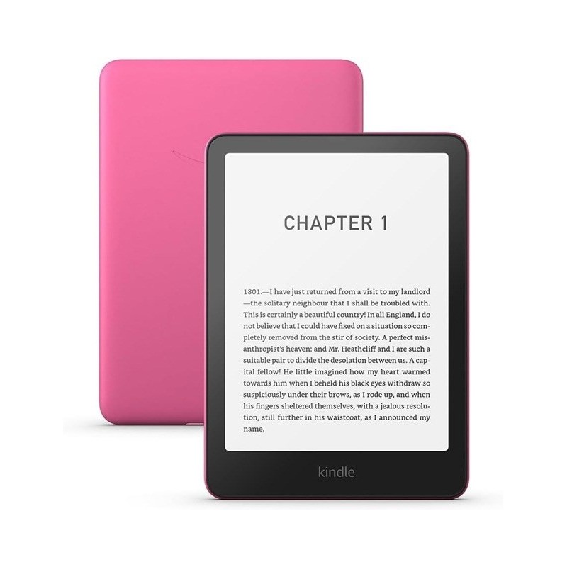 Ebook New Kindle Paperwhite (12th Generation) - 2024 release 7” glare-free 16GB Wi-Fi (Ad-supported) Raspberry