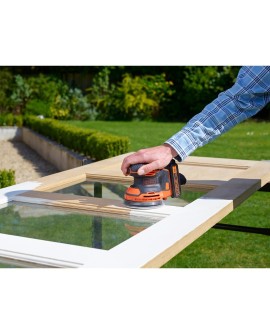 Black & Decker BDCROS18N-XJ przenośna szlifierka Szlifierka orbitalna 12000 RPM Czarny, Pomarańczowy