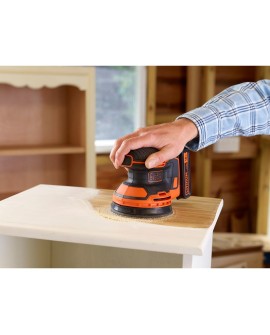 Black & Decker BDCROS18N-XJ przenośna szlifierka Szlifierka orbitalna 12000 RPM Czarny, Pomarańczowy