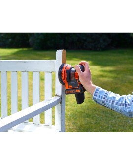 Black & Decker BDCROS18N-XJ przenośna szlifierka Szlifierka orbitalna 12000 RPM Czarny, Pomarańczowy
