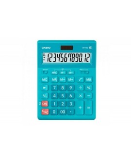 CASIO KALKULATOR BIUROWY GR-12C-LB NIEBIESKI, 12 CYFROWY WYŚWIETLACZ