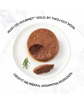 PURINA Gourmet Gold Mus z wołowiną - mokra karma dla kota - 85 g