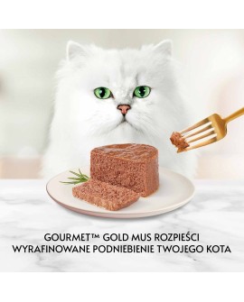 PURINA Gourmet Gold Mus z wołowiną - mokra karma dla kota - 85 g