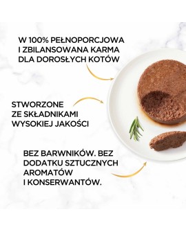 PURINA Gourmet Gold Mus z wołowiną - mokra karma dla kota - 85 g
